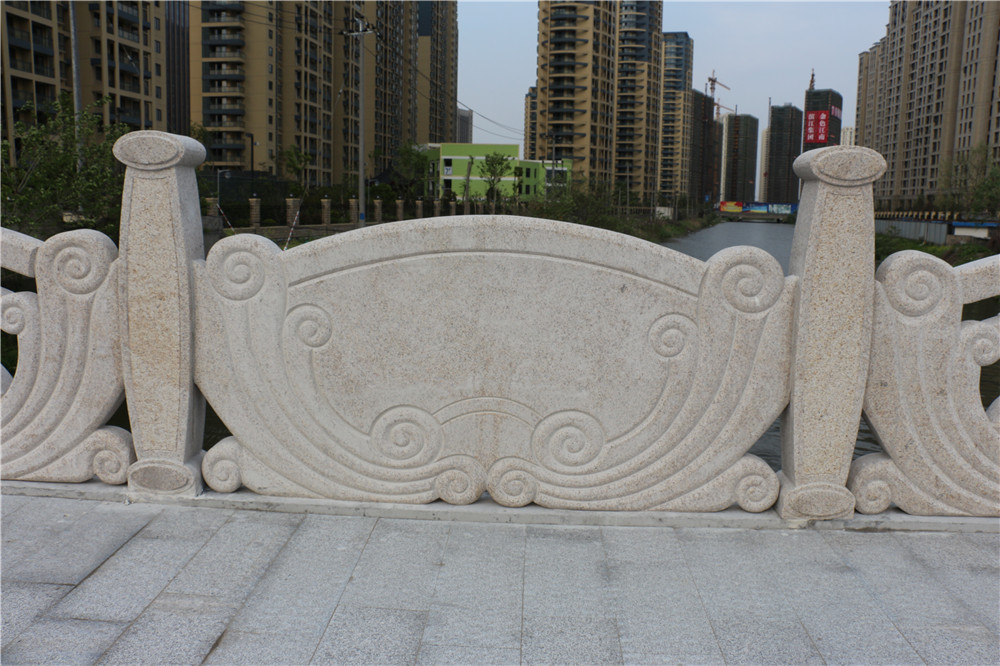 Hangzhou Qianjiang Shijicheng Jiangxilu stone handrail 