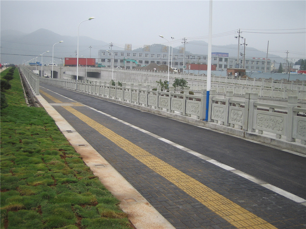 宁波北仑太和路石栏杆工程