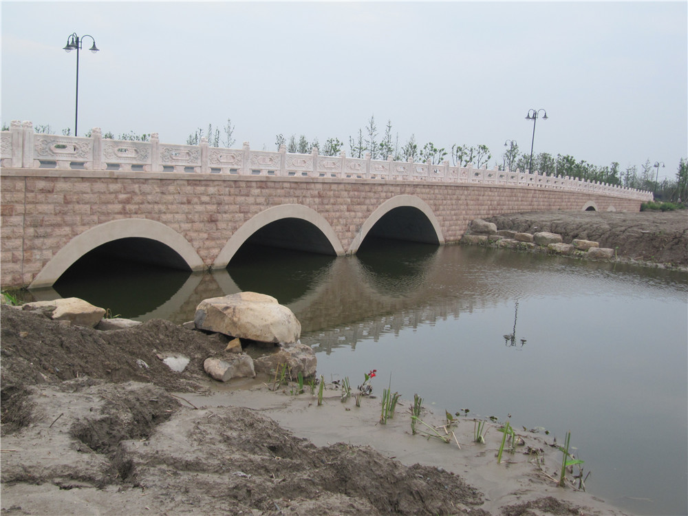 Xiaoshan Linjiang Weishisilu landscape bridge engineering