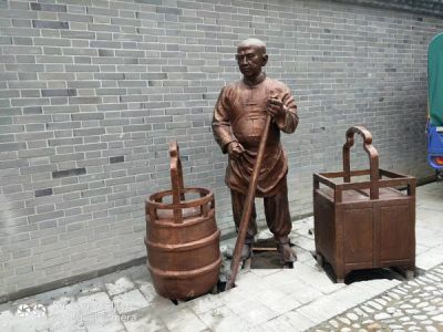 浙江省天台县街头古镇雕塑工程
